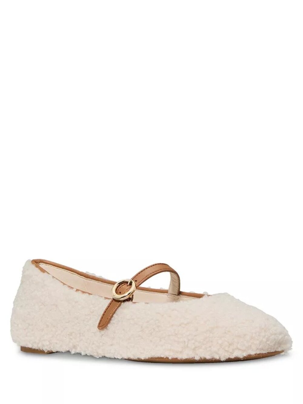 NWT Kate Spade Women's Halo Shearling Mary Jane Flats Size 10